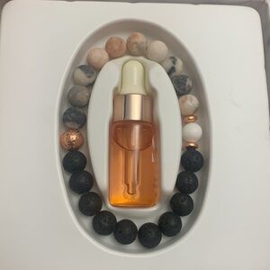 Scilla rose London lava and crystal bracelet diffuser inner peace essential oils